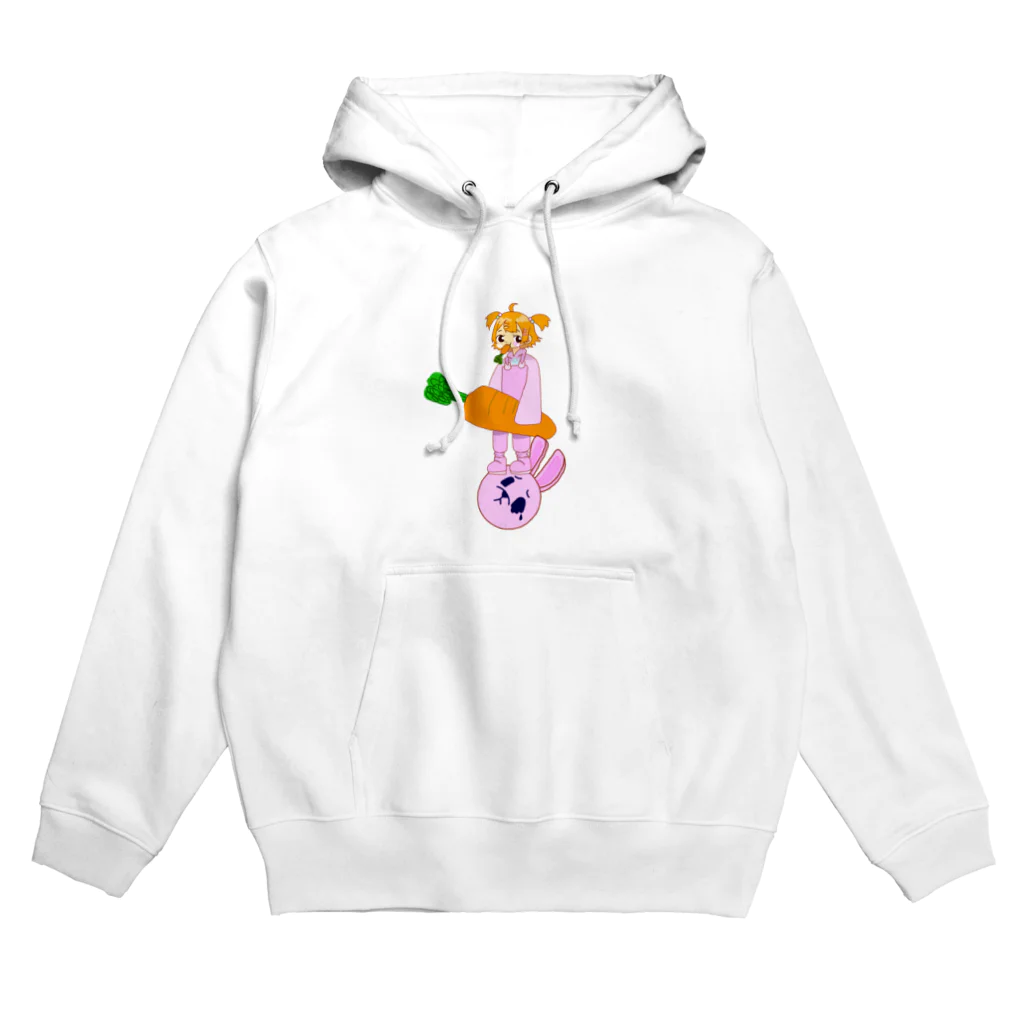 クソザコポテトサラダショップ1号店のウサギのなかの子 Hoodie