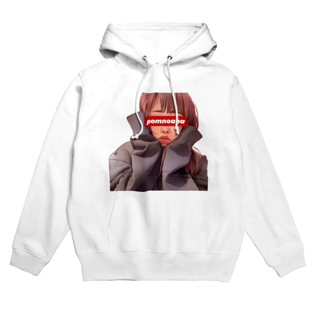 ぽむ🍮のぽむちゃんの顔 Hoodie