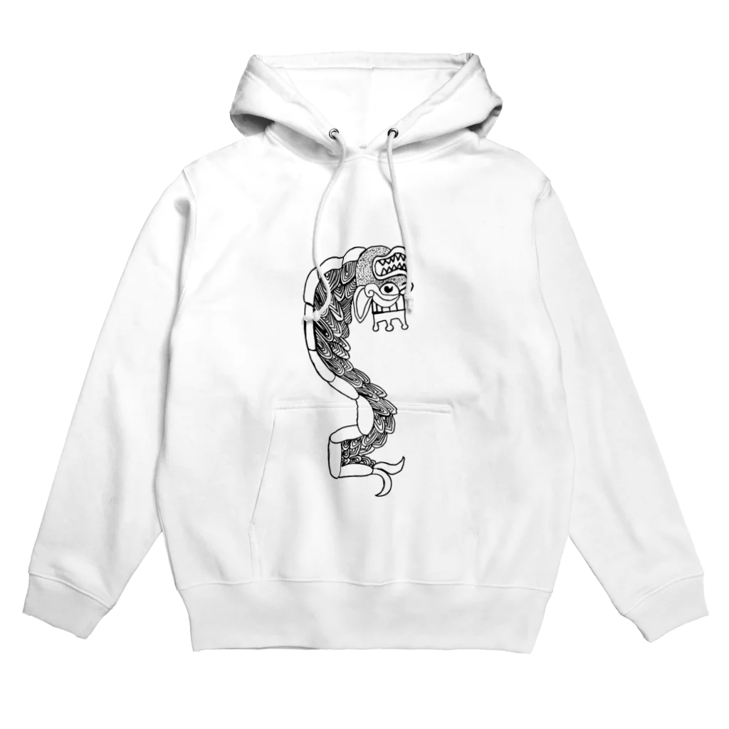 junsen　純仙　じゅんせんのJUNSEN（純仙）古代　 Un dragón　下り Hoodie