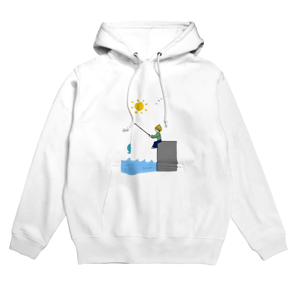 かふぇもかのshopののんびり釣りタイム Hoodie