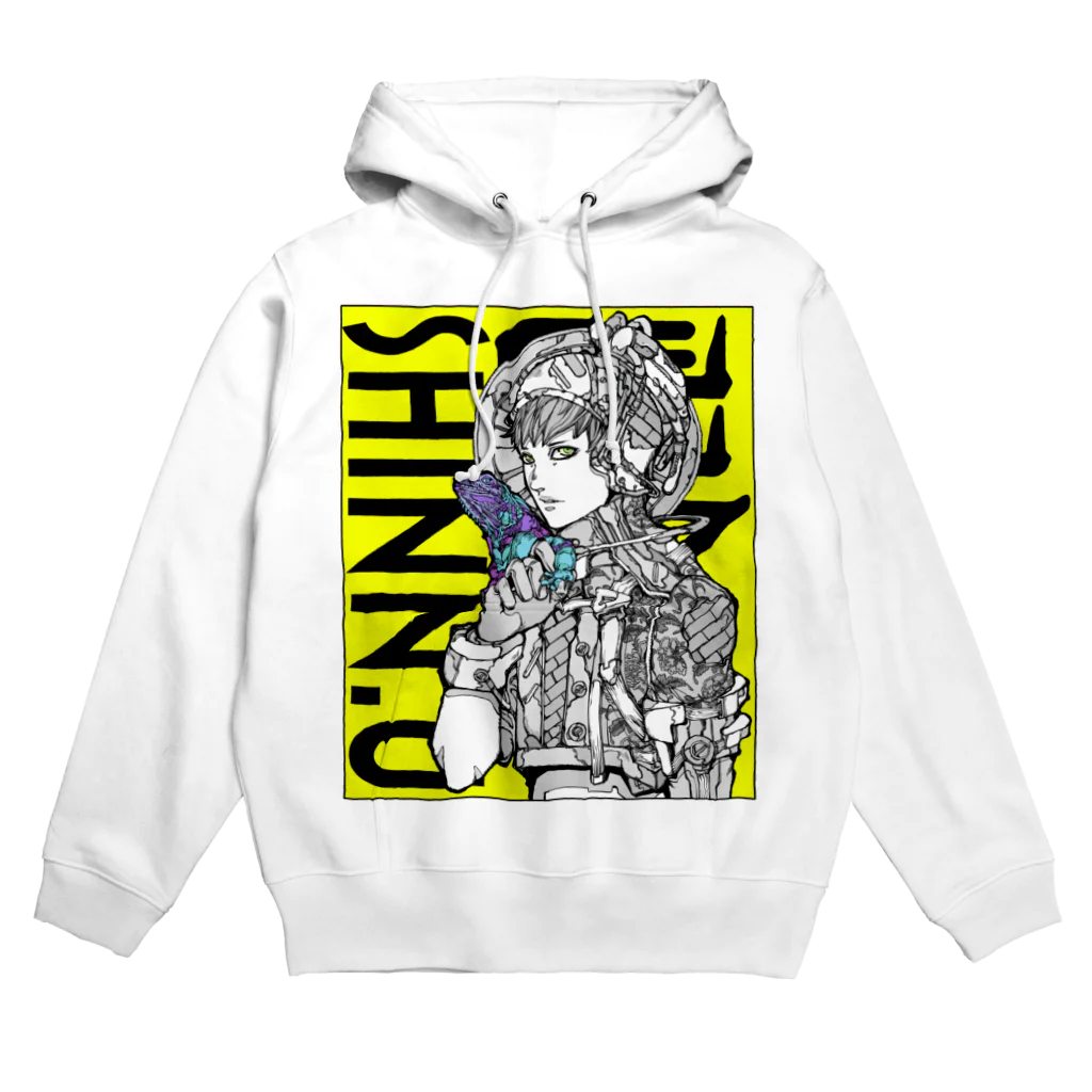 SHINN.U ONLINEのKIIRO（ロゴ黒） Hoodie