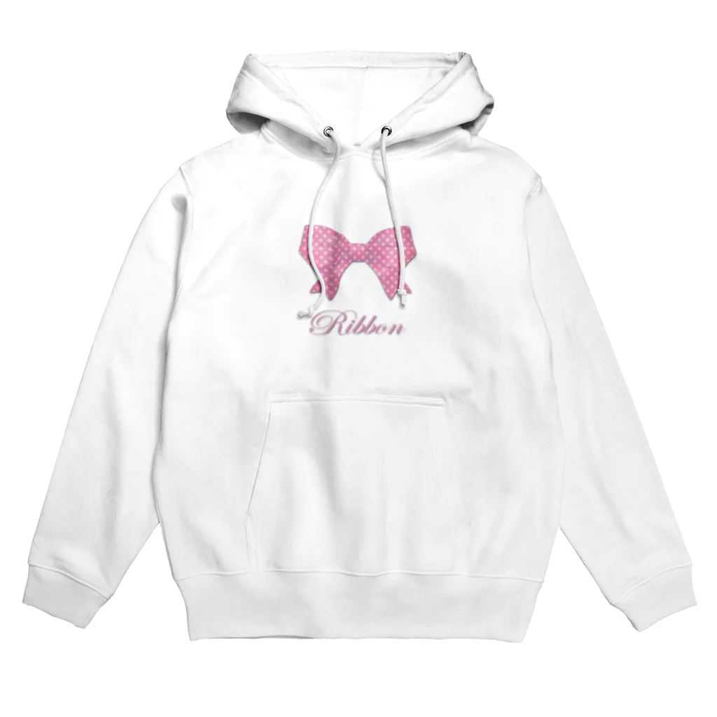 savannahのRibbon-Pink Hoodie