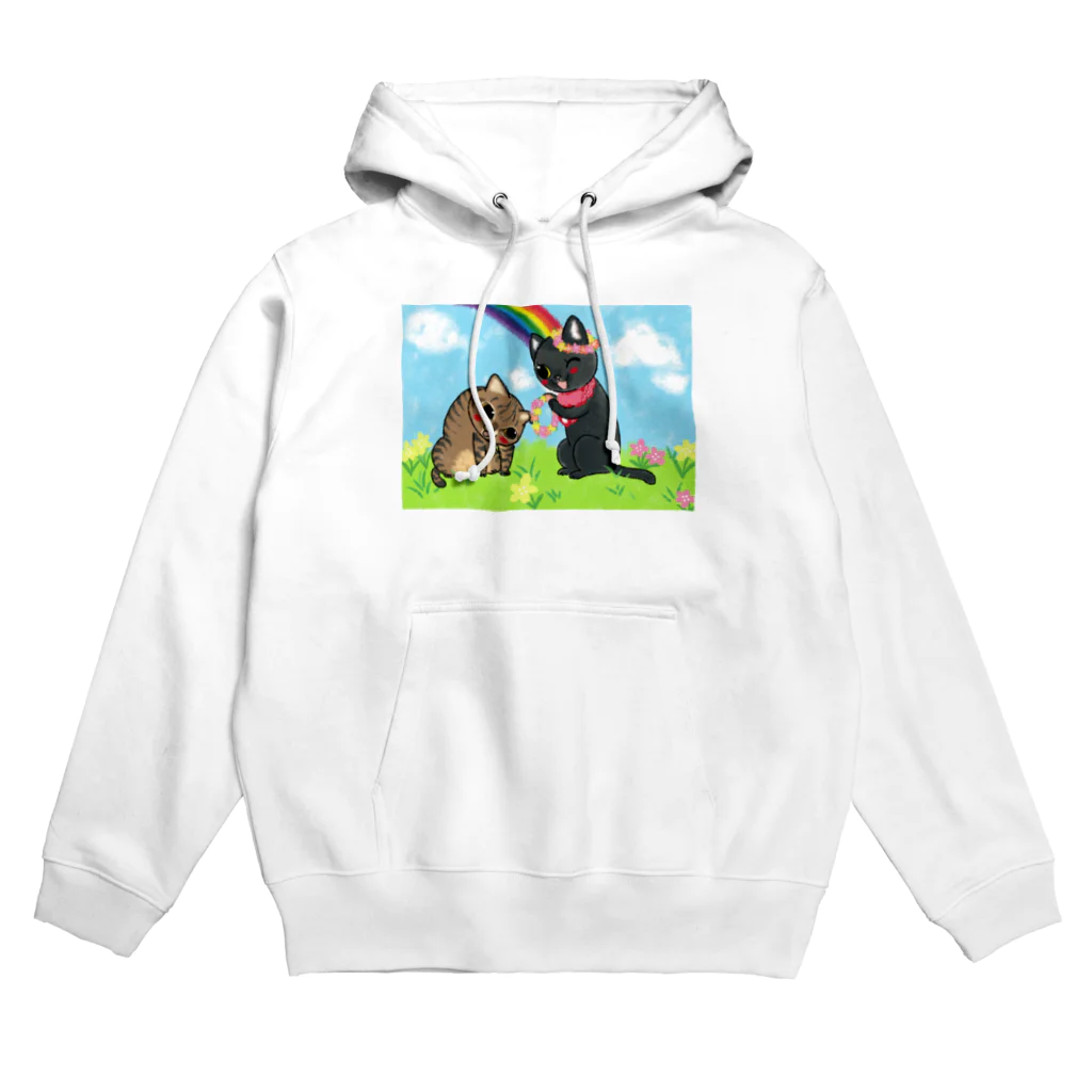 4696necoの仲良しにゃんこ Hoodie