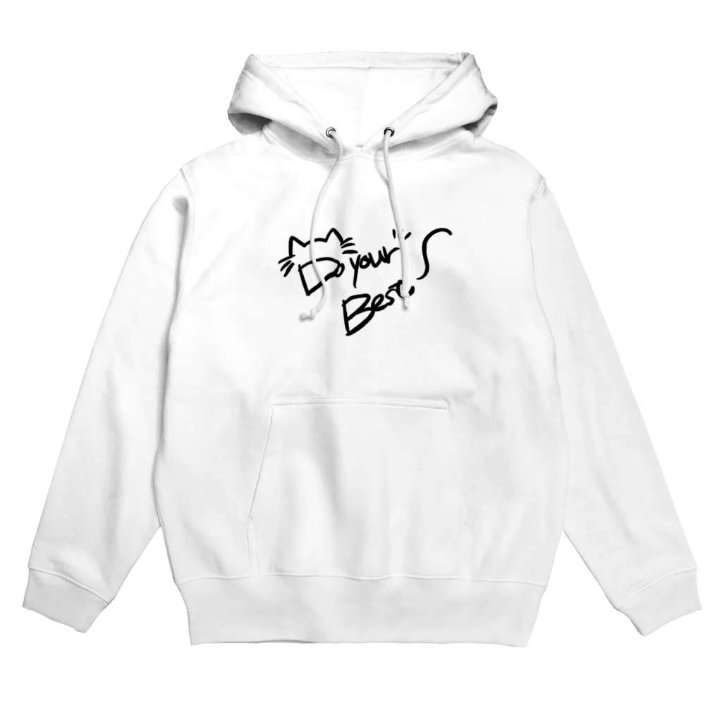 Chris designの猫　ベストを尽くせ Hoodie