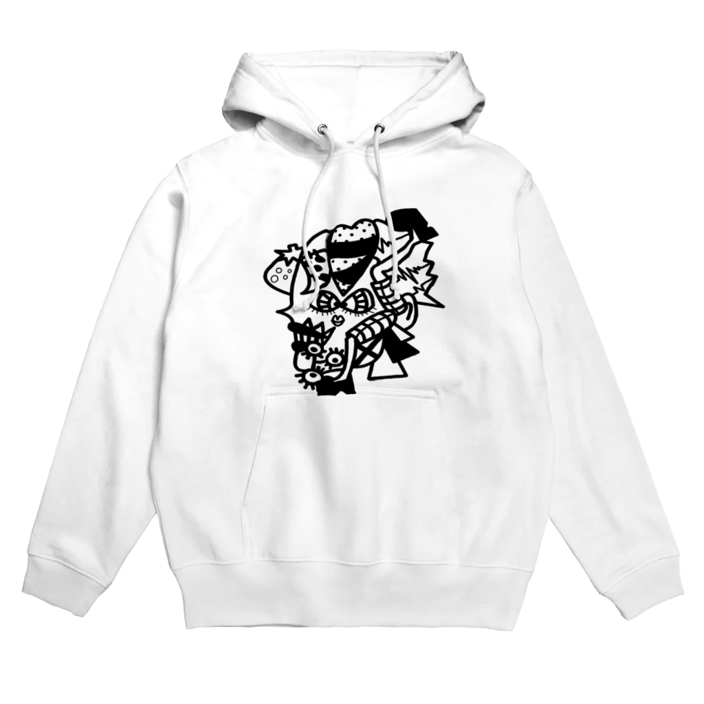 みッくスの〜不思議シリーズ〜モノクロ❹ Hoodie