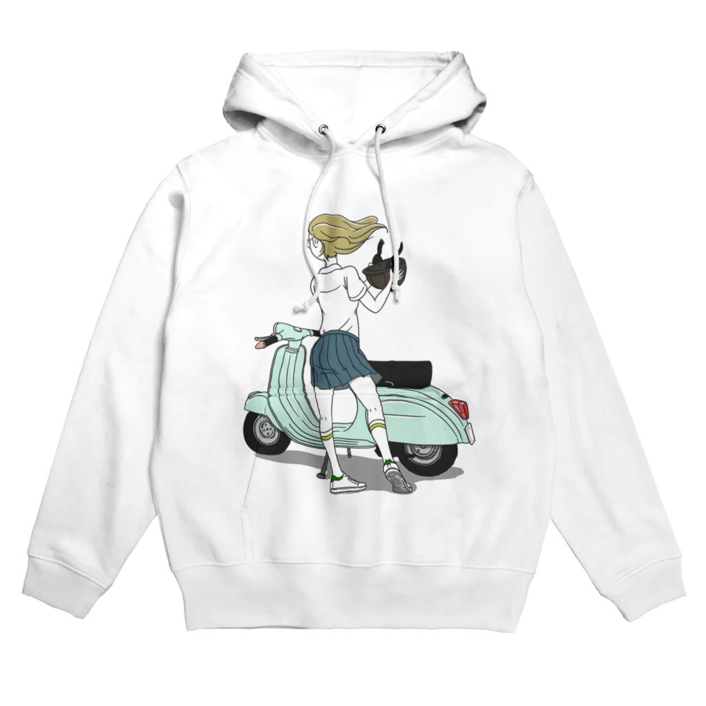 サドルとペダル屋のSCOOTER GIRL Hoodie