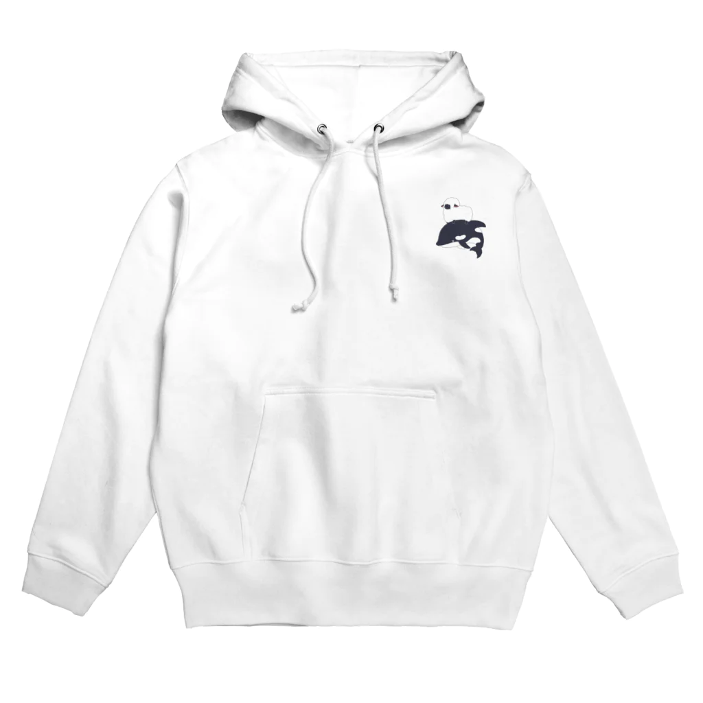 トカゲ乳業のひつじとシャチ Hoodie