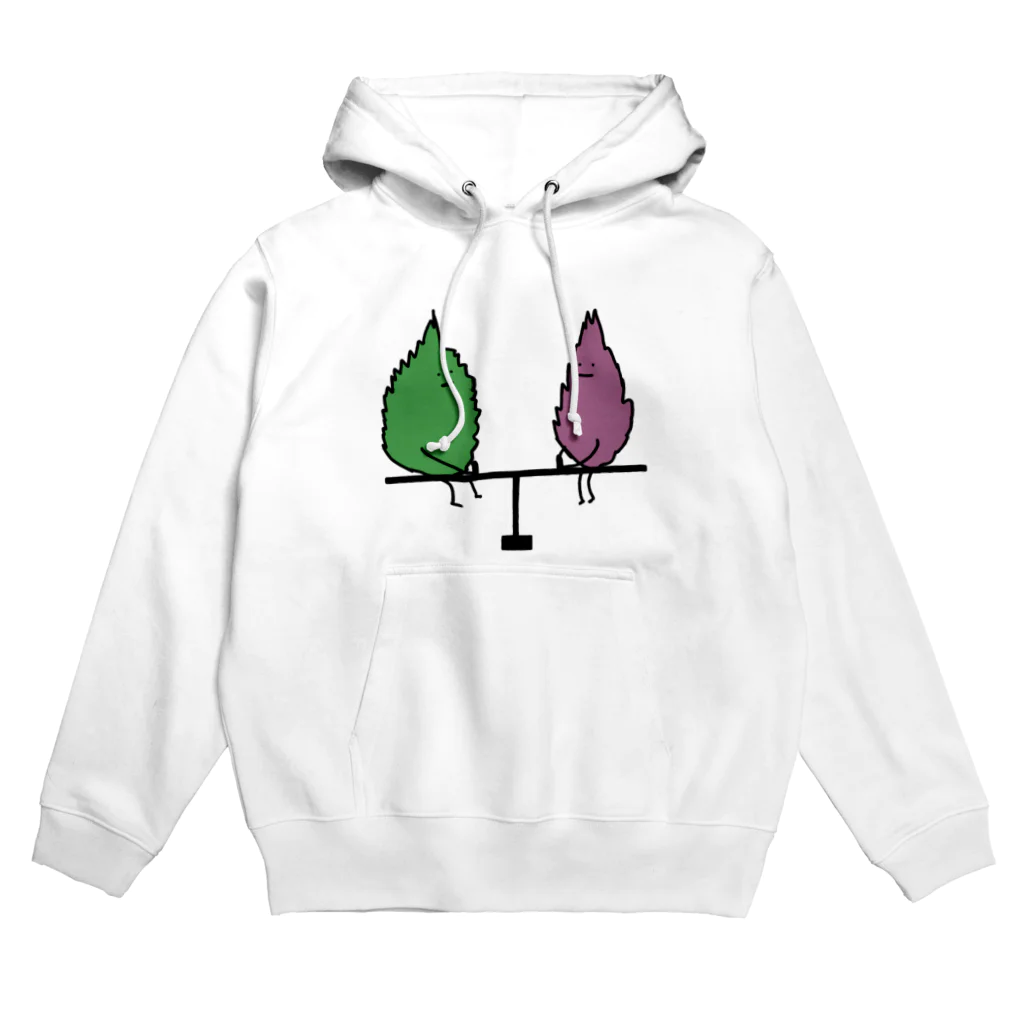 ＋Whimsyのシーソーシソ Hoodie