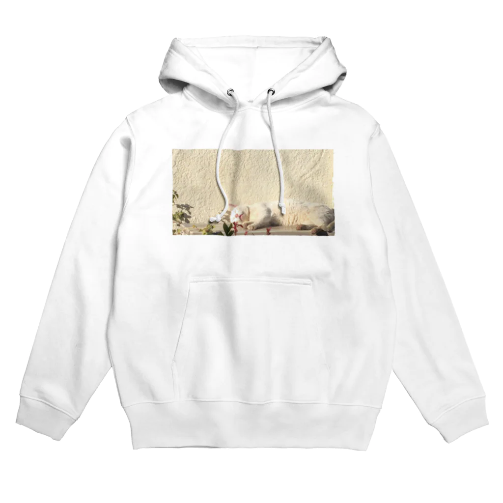 あべこのお店 の猫お昼寝 Hoodie