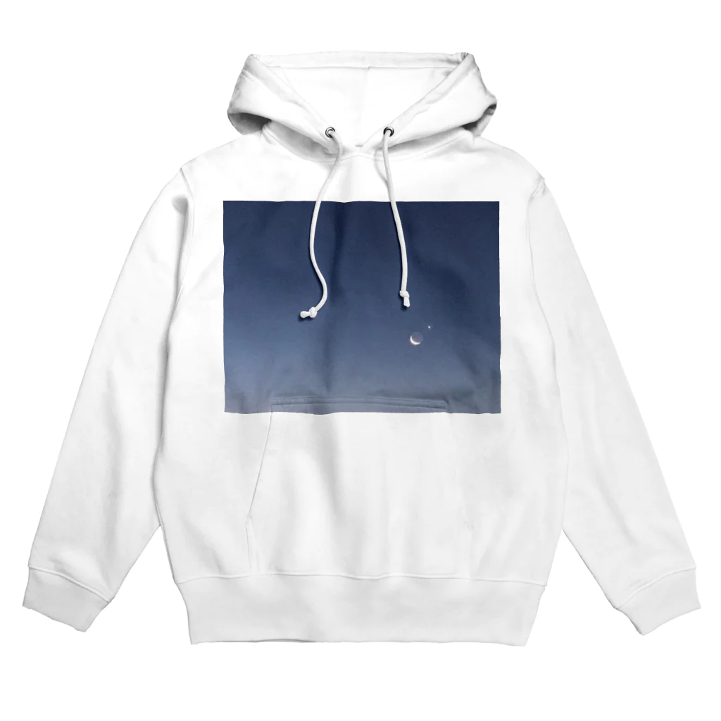 空屋　sorayakusakaの202012130557000　明けの月星 Hoodie