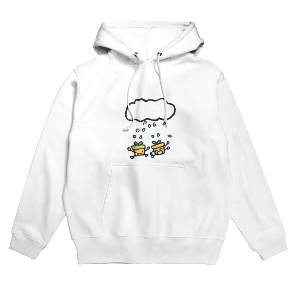 greetenの植木に雨を Hoodie