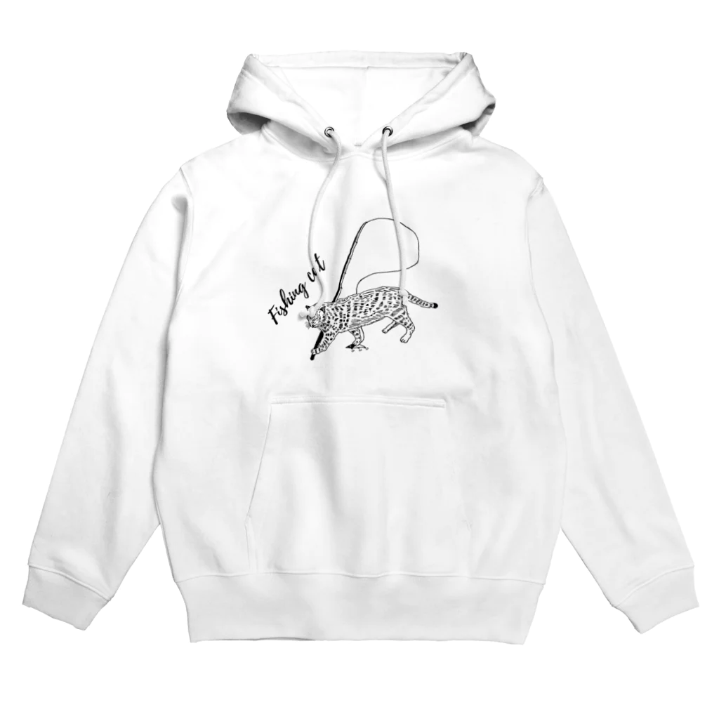 fishingnutsのFishing cat スナドリネコ Hoodie