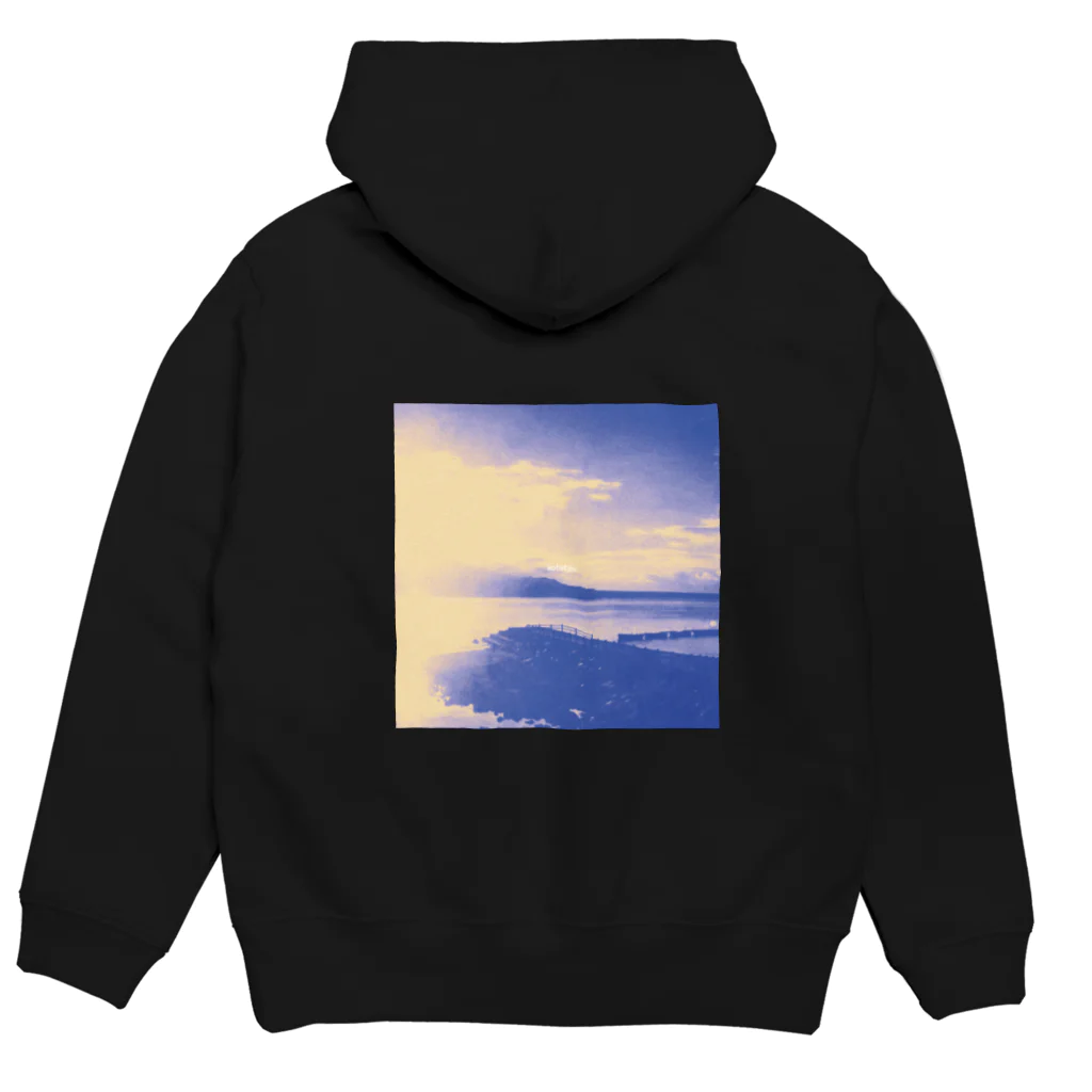 kotatsvの心象風景2-黒 Hoodie:back