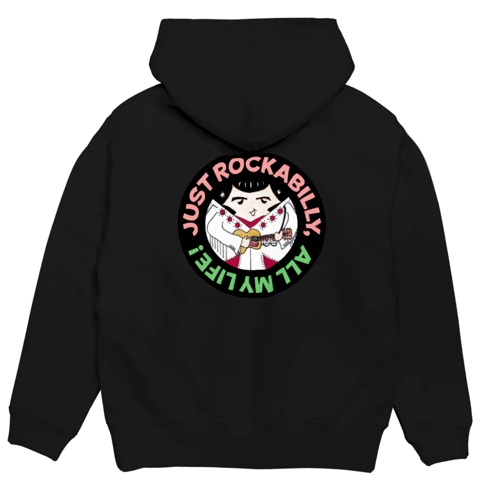 Rockabilly_Mの生涯ロカビリー Hoodie:back