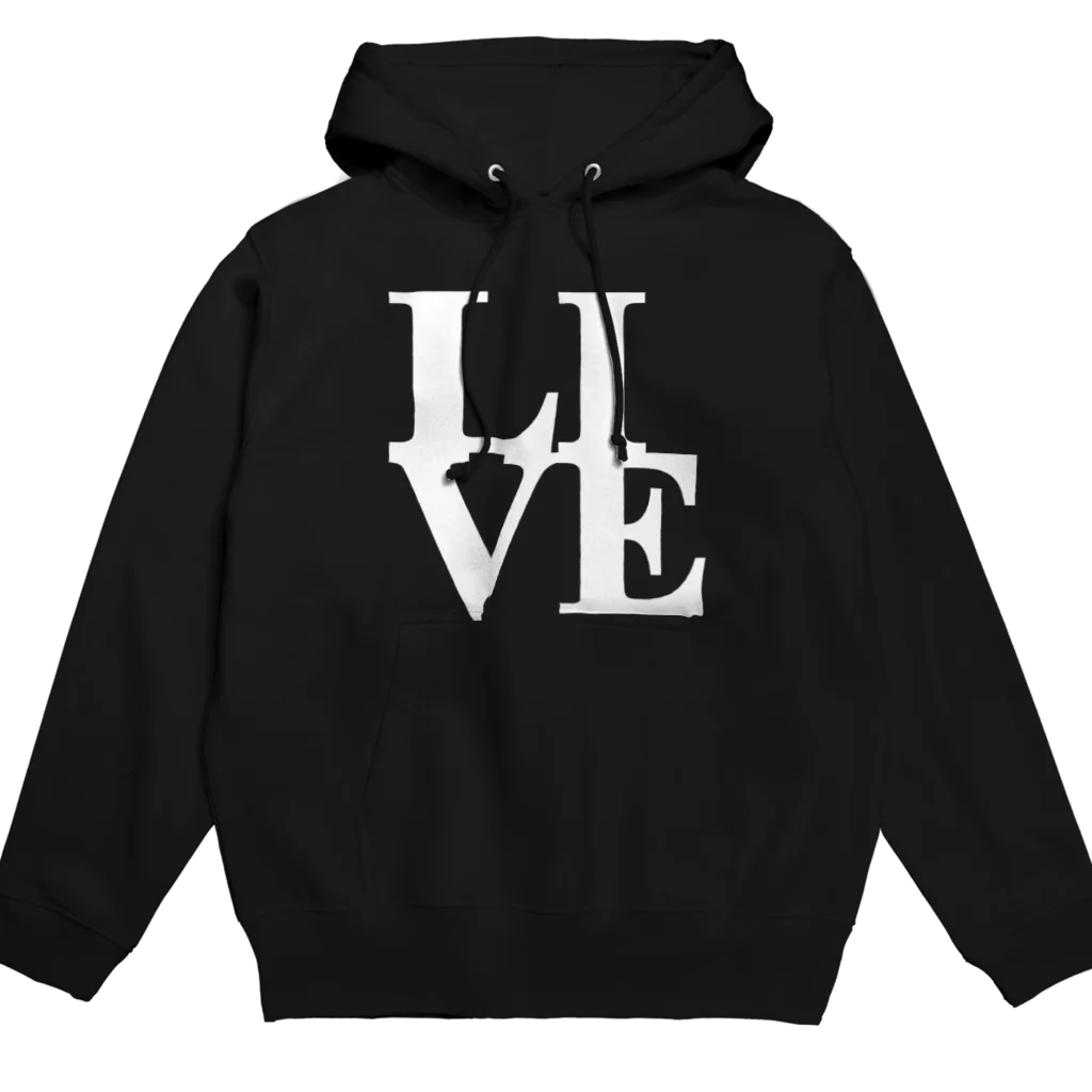 Plastic-Earthの"Live" POP-ART風 Hoodie