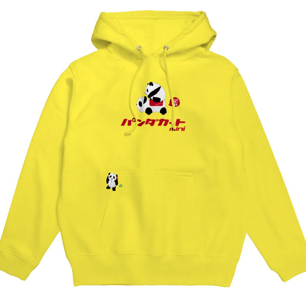 LittleLoroのGO GO! パンダカートmini カタカナロゴ Hoodie