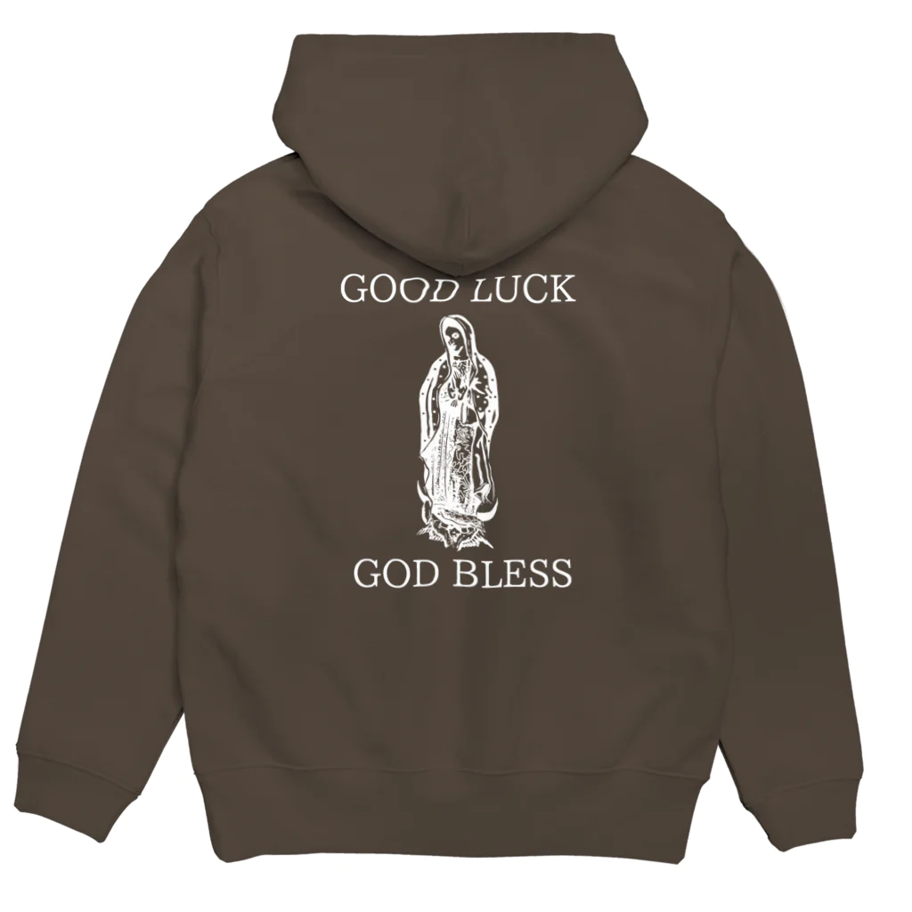 メゾンマリアのGOOD LUCK GOD BLESS パーカーの裏面