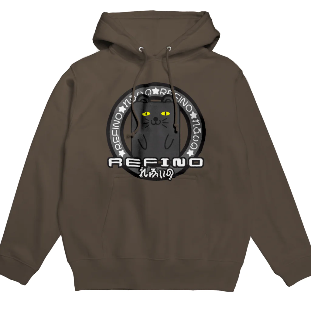 Ａ’ｚｗｏｒｋＳのハコネコ（黒）（refinoさんバージョン2） Hoodie