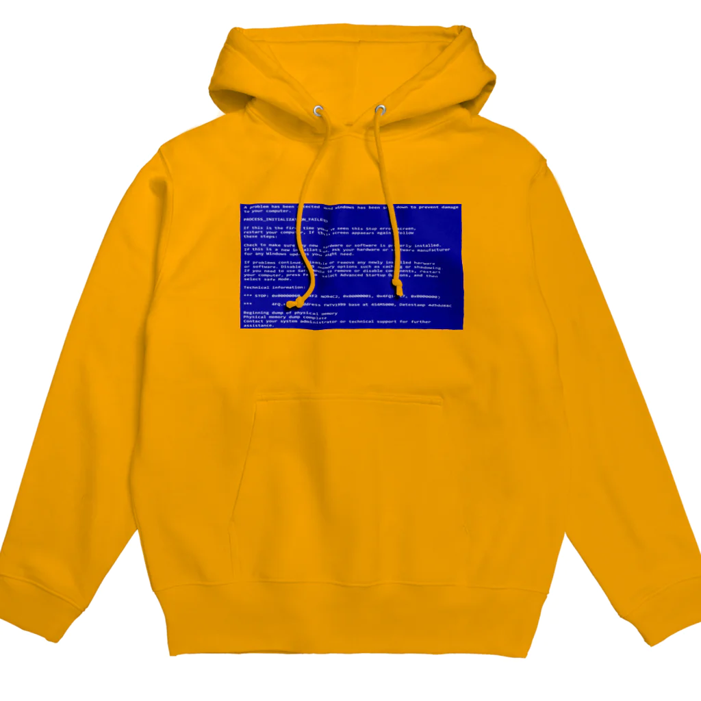 Ａ’ｚｗｏｒｋＳの一番コワいヤツ　ブルースクリーン Hoodie