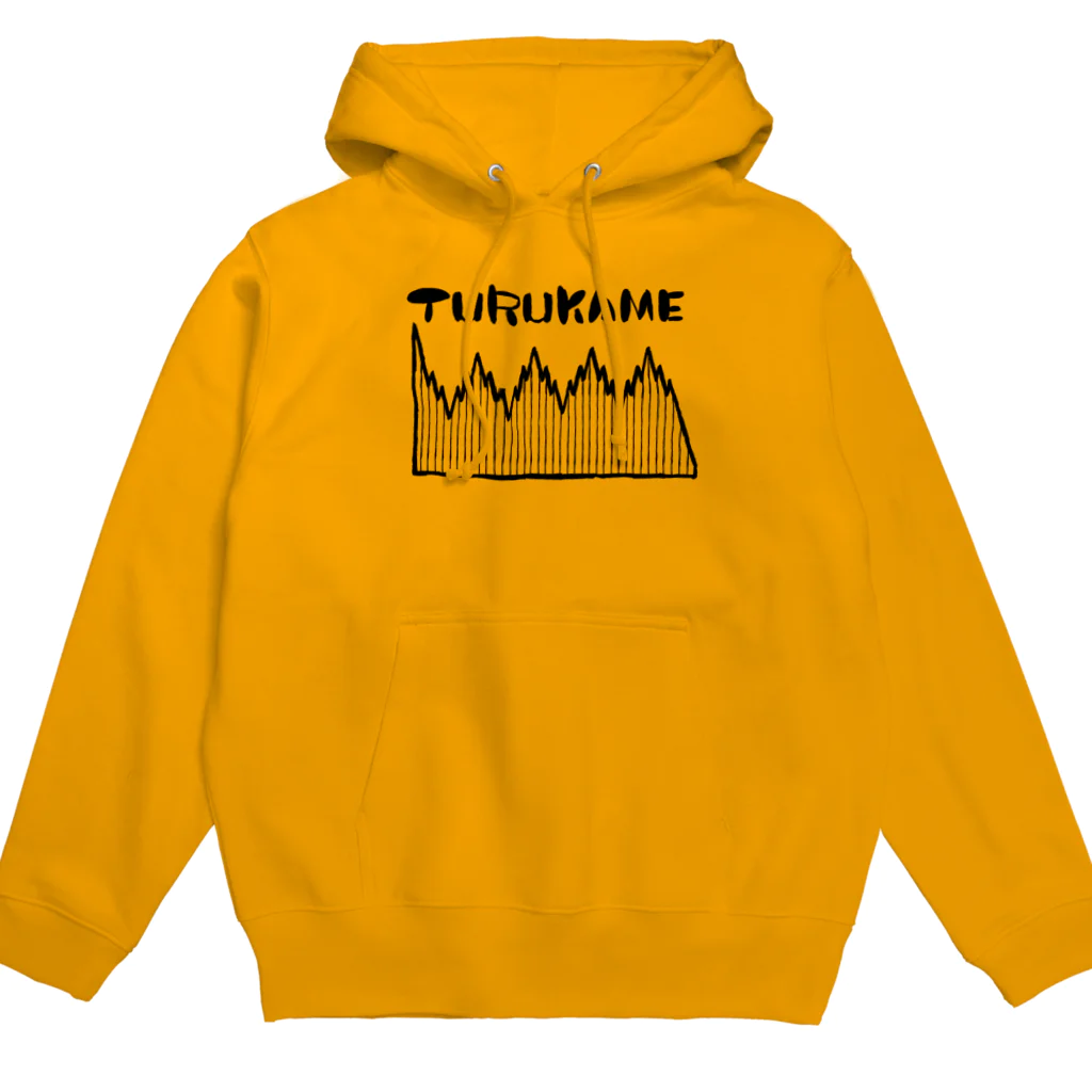 ツルカメ2のバラン線画 Hoodie