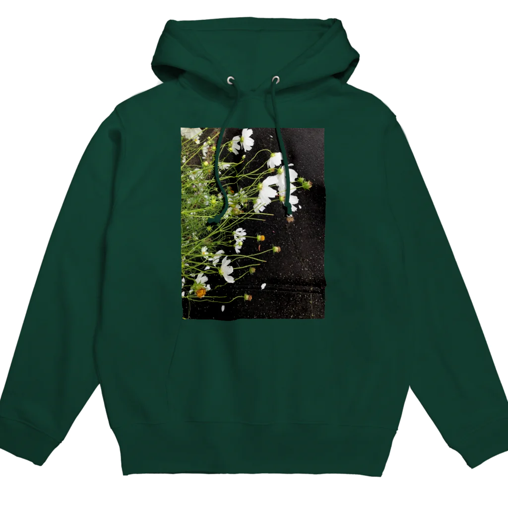 空屋　sorayakusakaの202209181410001　雨の中の秋桜 Hoodie