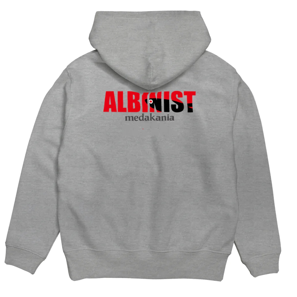 medakaniaのmedakania-ALBINIST Hoodie:back