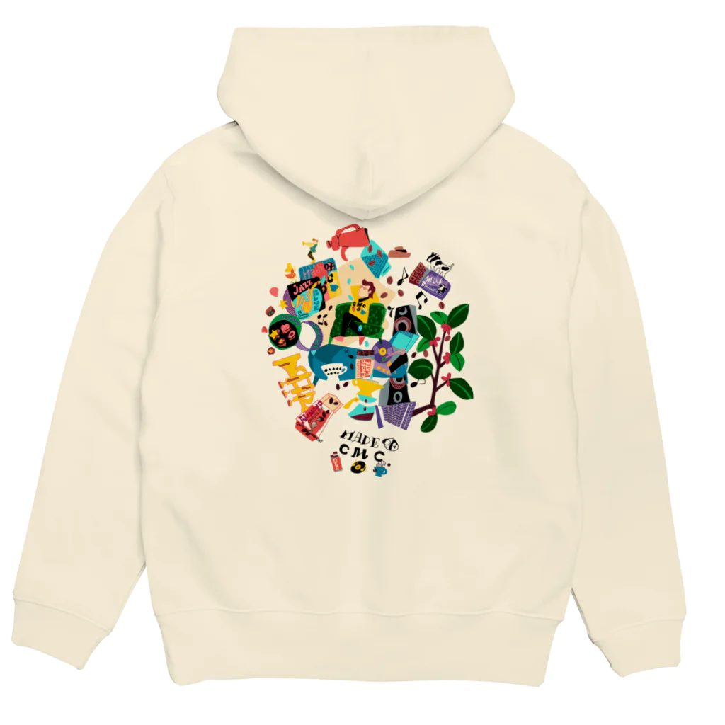 hilo tomula トムラ ヒロのMade Of CMC  Color Hoodie:back