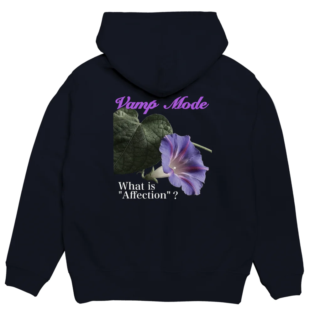 Vamp ModeのLogo (PURPLE)＆ Back print Hoodie パーカーの裏面