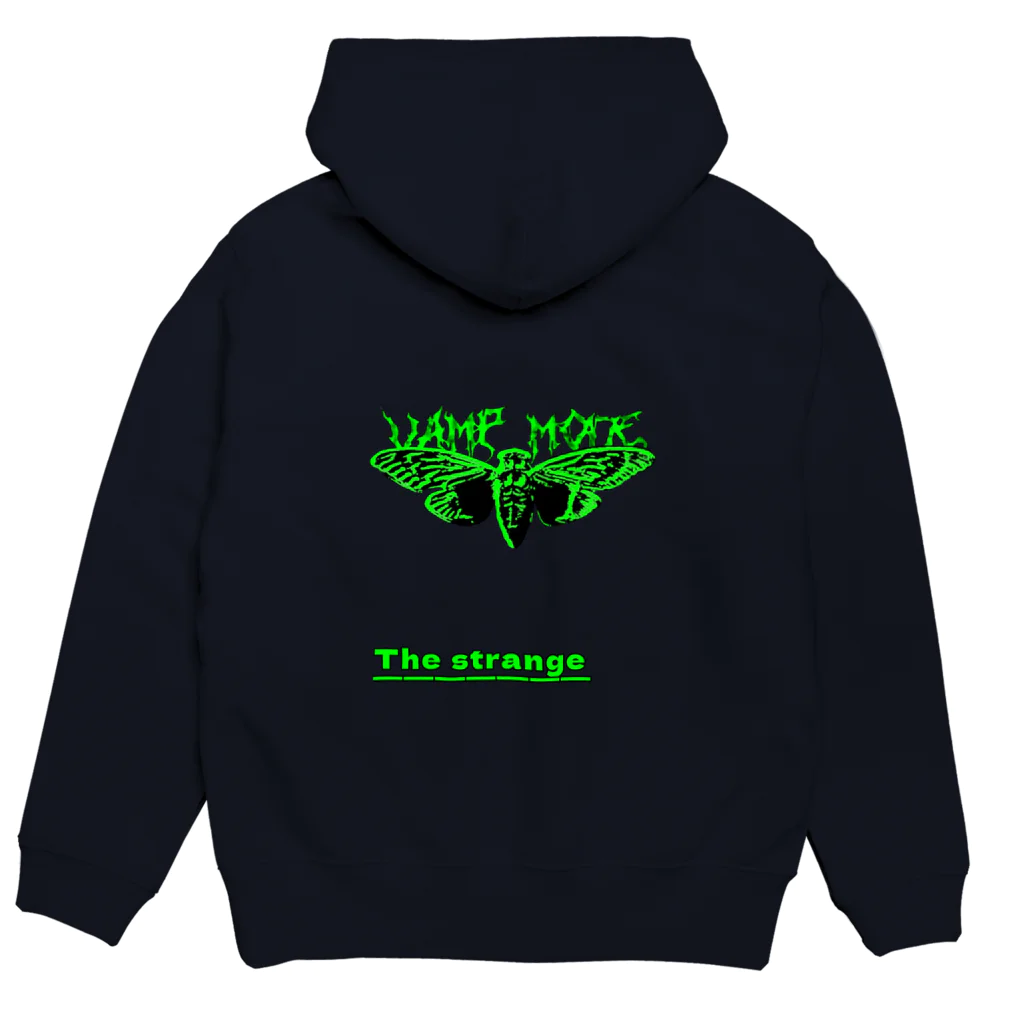 Vamp ModeのLogo (LIGHT GREEN)＆ Back print Hoodie  パーカーの裏面