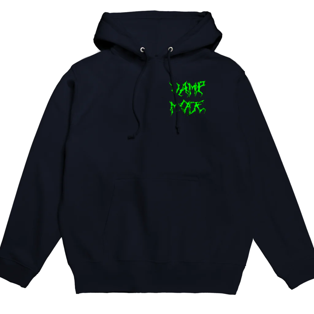 Vamp ModeのLogo (LIGHT GREEN)＆ Back print Hoodie  パーカー