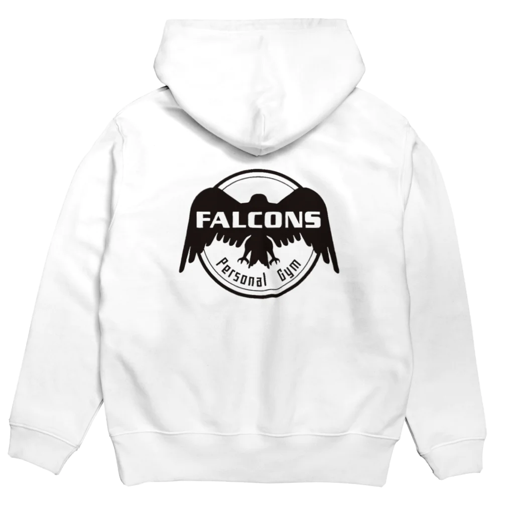 Personal Gym FALCONSのチームFALCONSブラック Hoodie:back