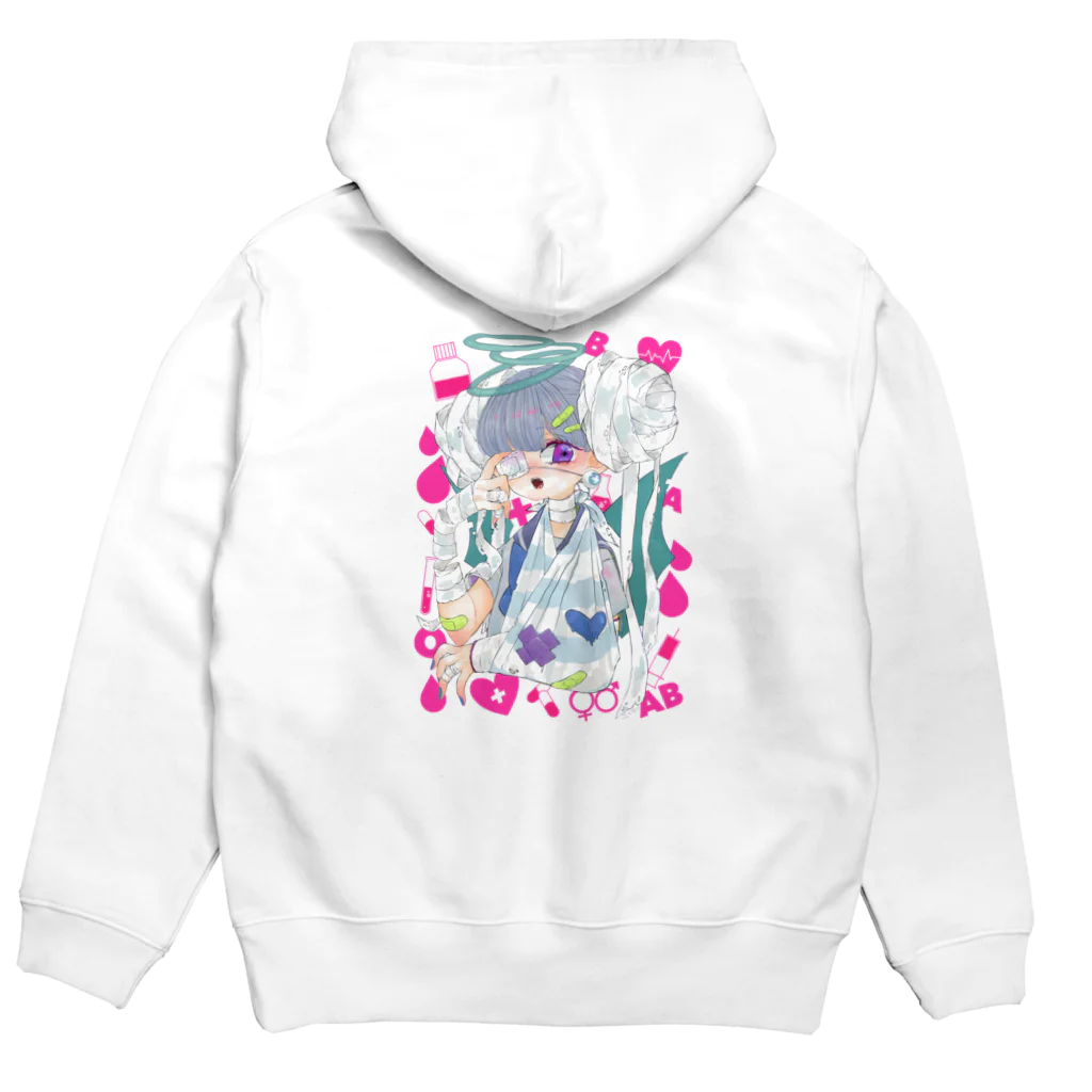 ティダのギブスちゃん Hoodie:back