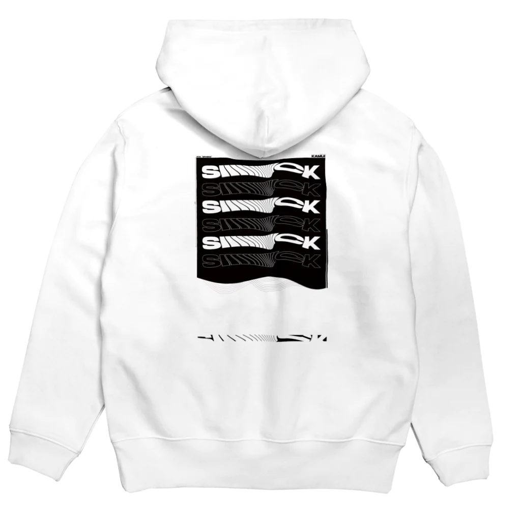 人間2のSIIIIIICK N-09 "球" Hoodie:back