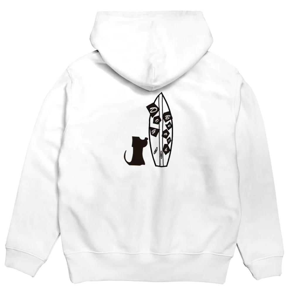 華月のDog beach Hoodie:back