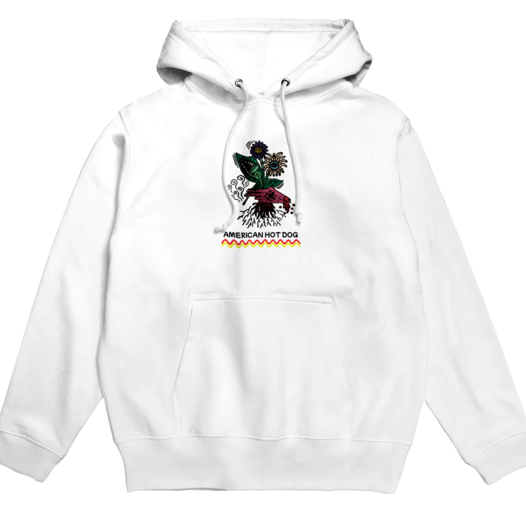 AMERICAN_HOT_DOGの食人植物 Hoodie