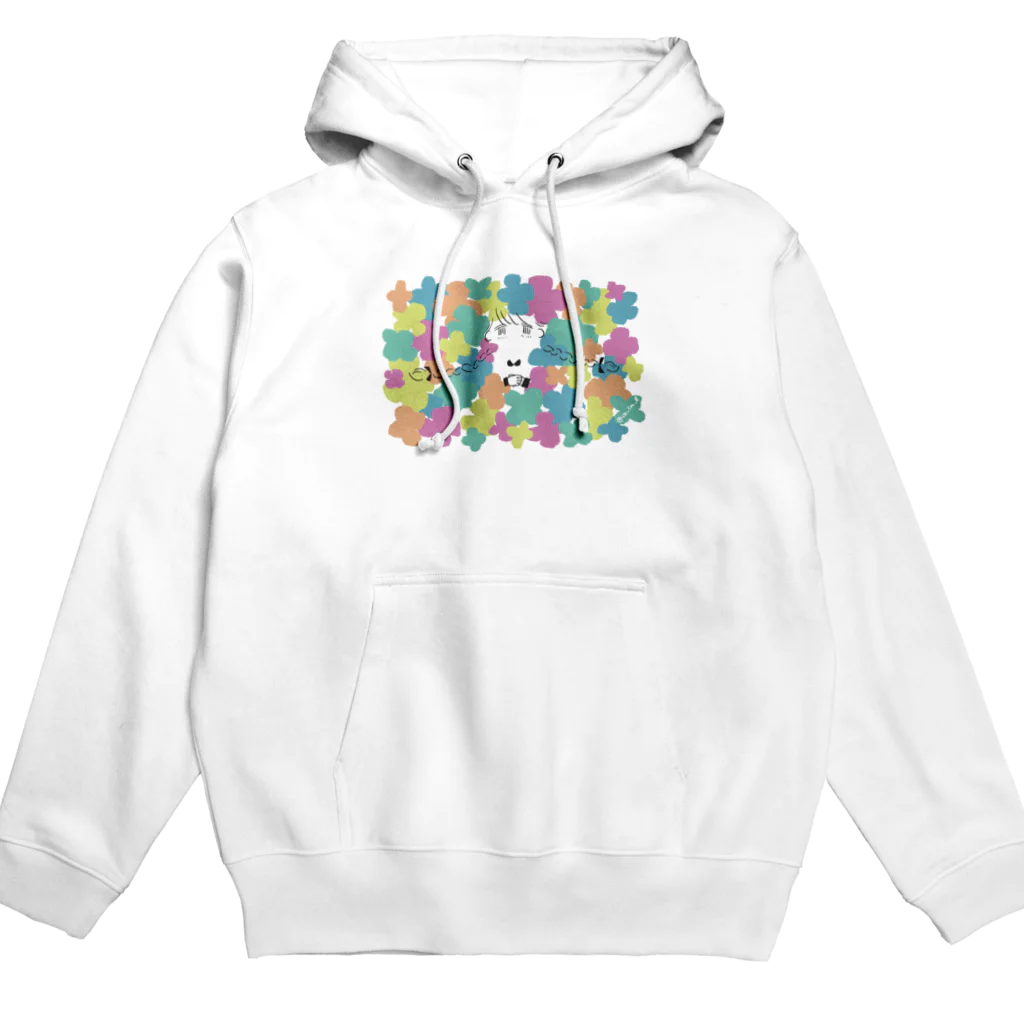 ココシマのグッズの「花番煎じ」 Hoodie