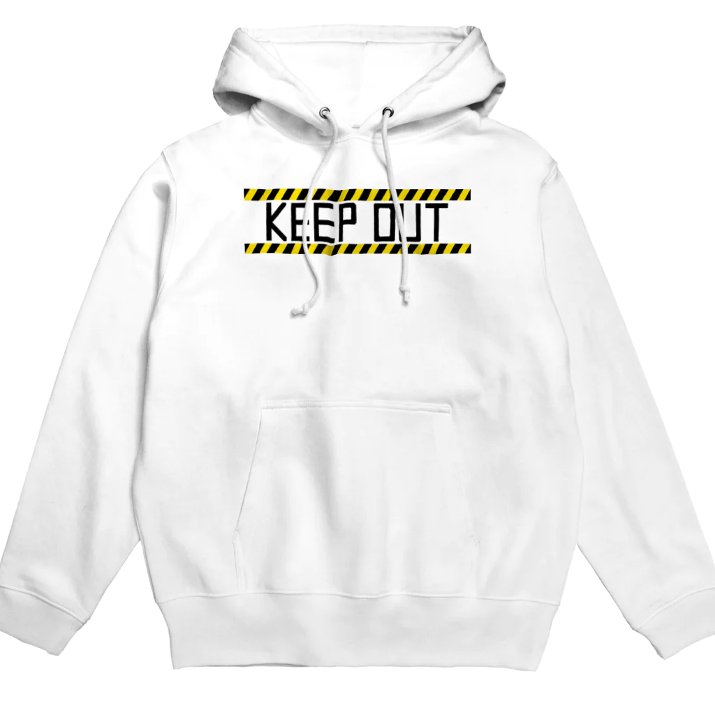 日々碌ストアのKEEPOUTの狐 パーカー