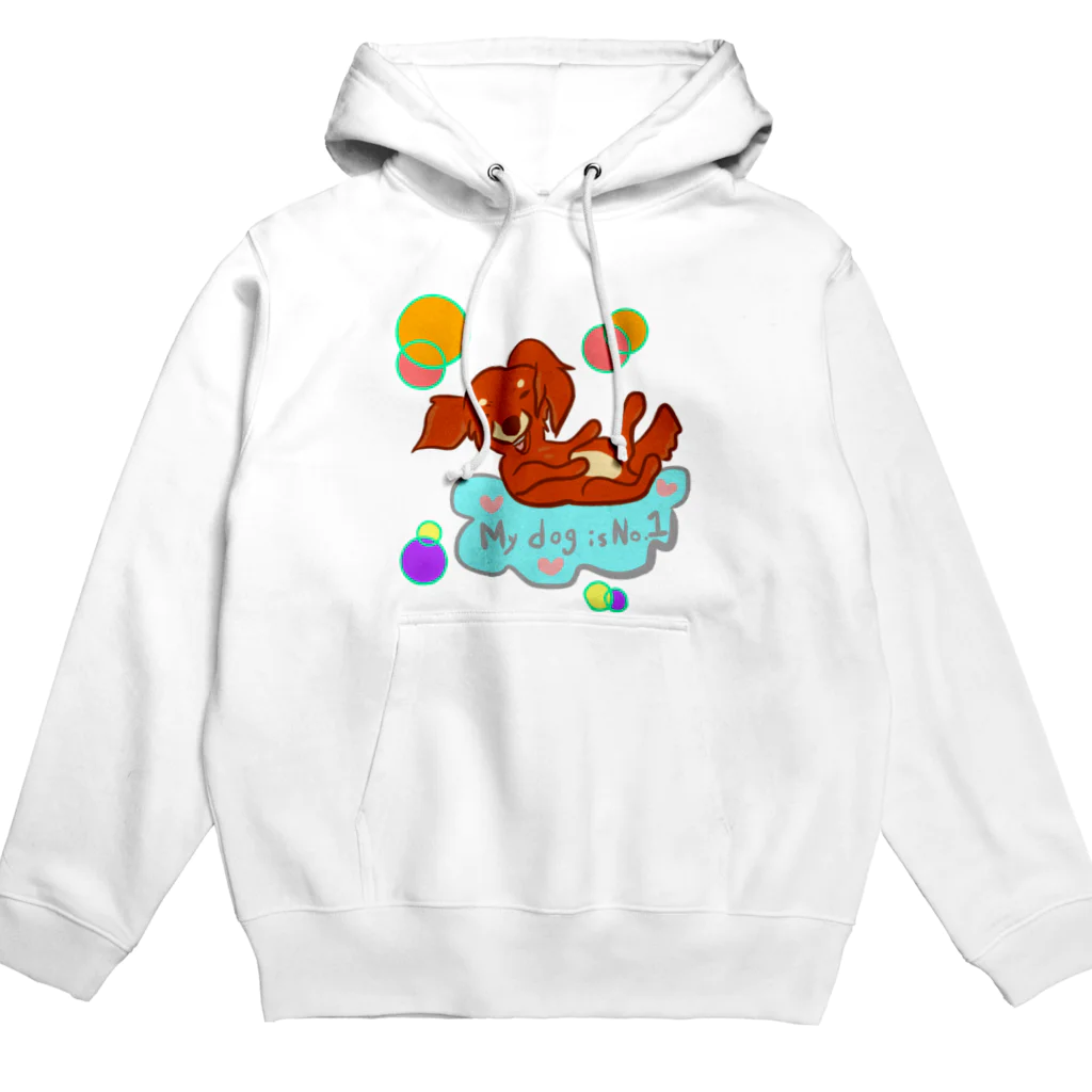 shop  wizの笑顔ワンコ Hoodie