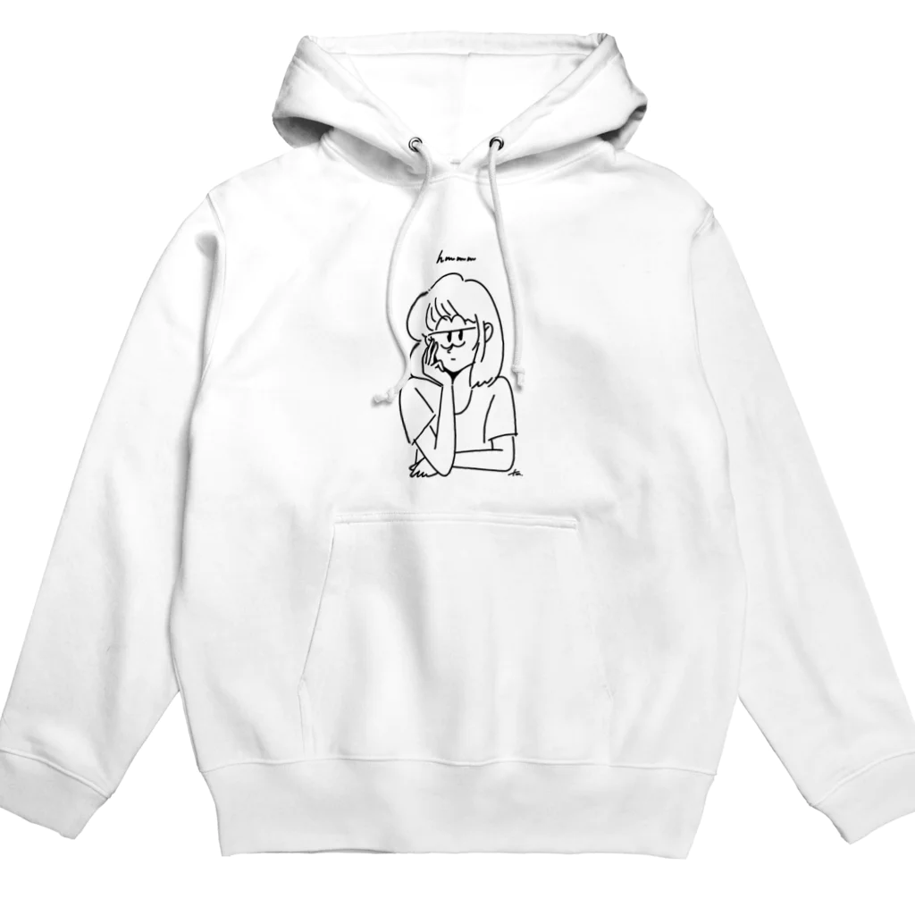 マチダタケルのSUZURIのお店のマチダタケル - hmmm Girl Hoodie