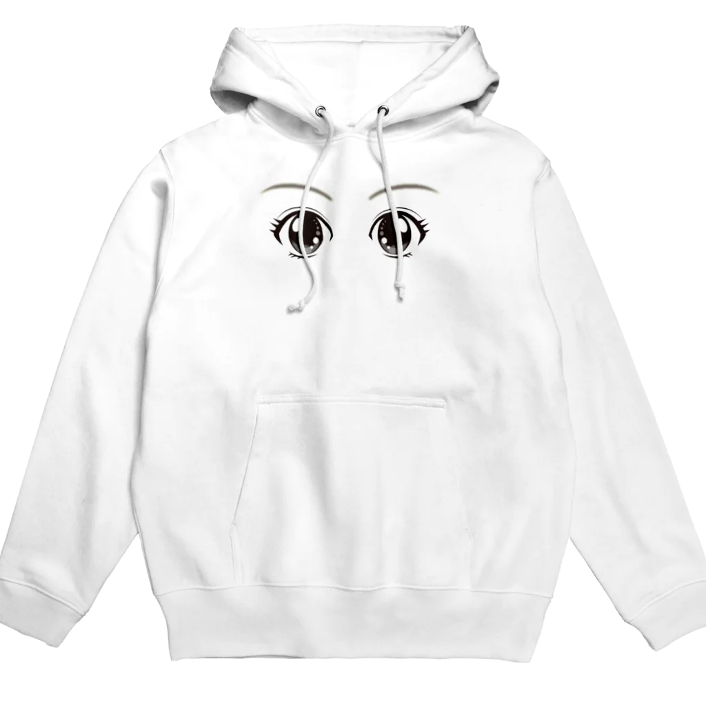 テロメアクリエイト のアニメの目 Hoodie