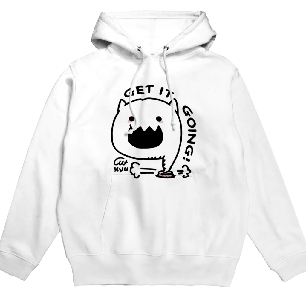 イラスト MONYAAT のやるきボタンA Hoodie