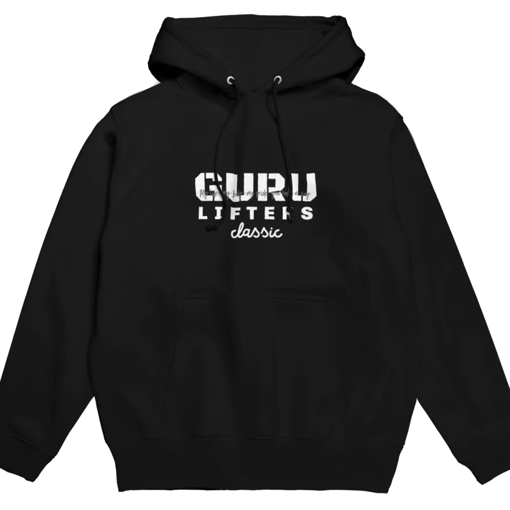 GURU LIFTERS classicのGURU パーカー black Hoodie