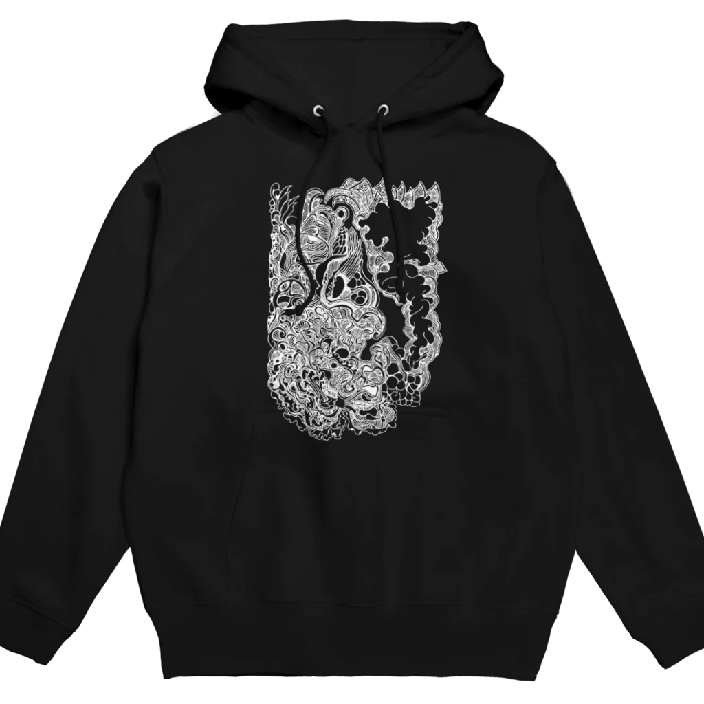 アルブ=ギヴェリの線画白01　 Hoodie