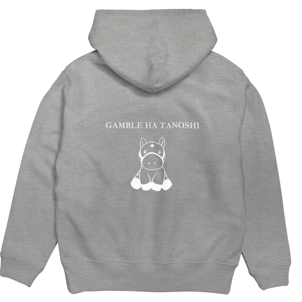 ギャンブル好きなゲーマーの万馬券パーカー Hoodie:back