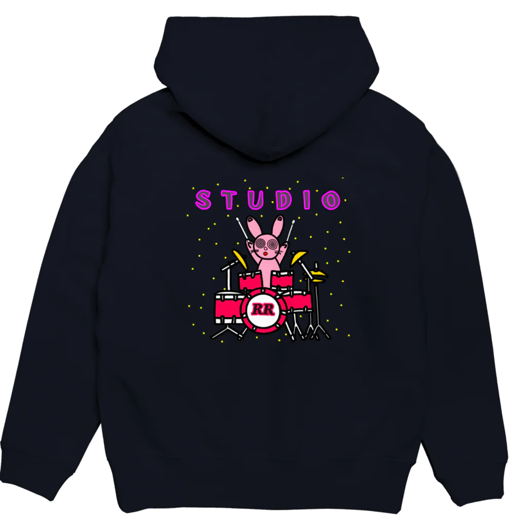 RR_collectionのRabbit Live Hoodie:back