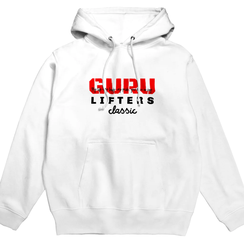 GURU LIFTERS classicのGURU パーカー white パーカー