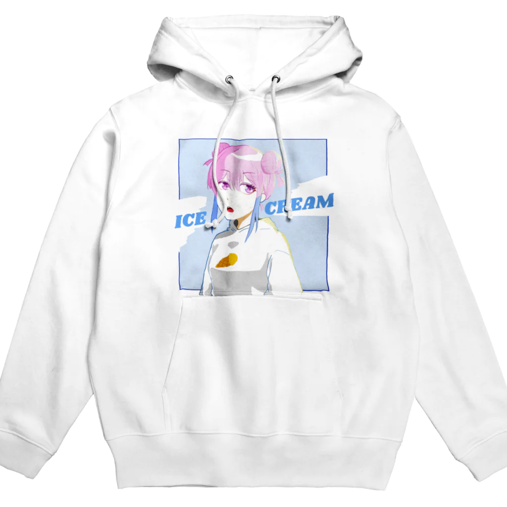 らいおん's SHOPのあいすくりーむ🍨女の子 Hoodie