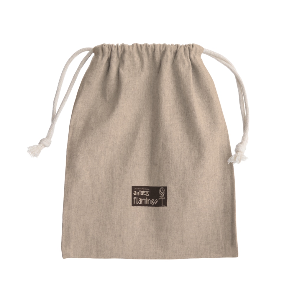 aniまるのaniまる Flamingo / bag Mini Drawstring Bag