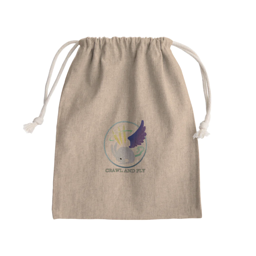 Sea of Grassのツバサウサウサ Mini Drawstring Bag