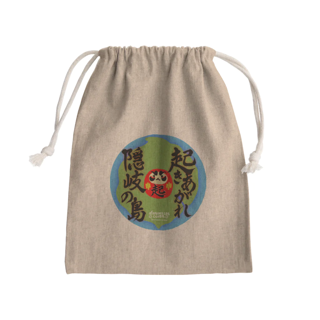 darumasan_coronのだるまさんころん～起きあがれ隠岐の島 Mini Drawstring Bag